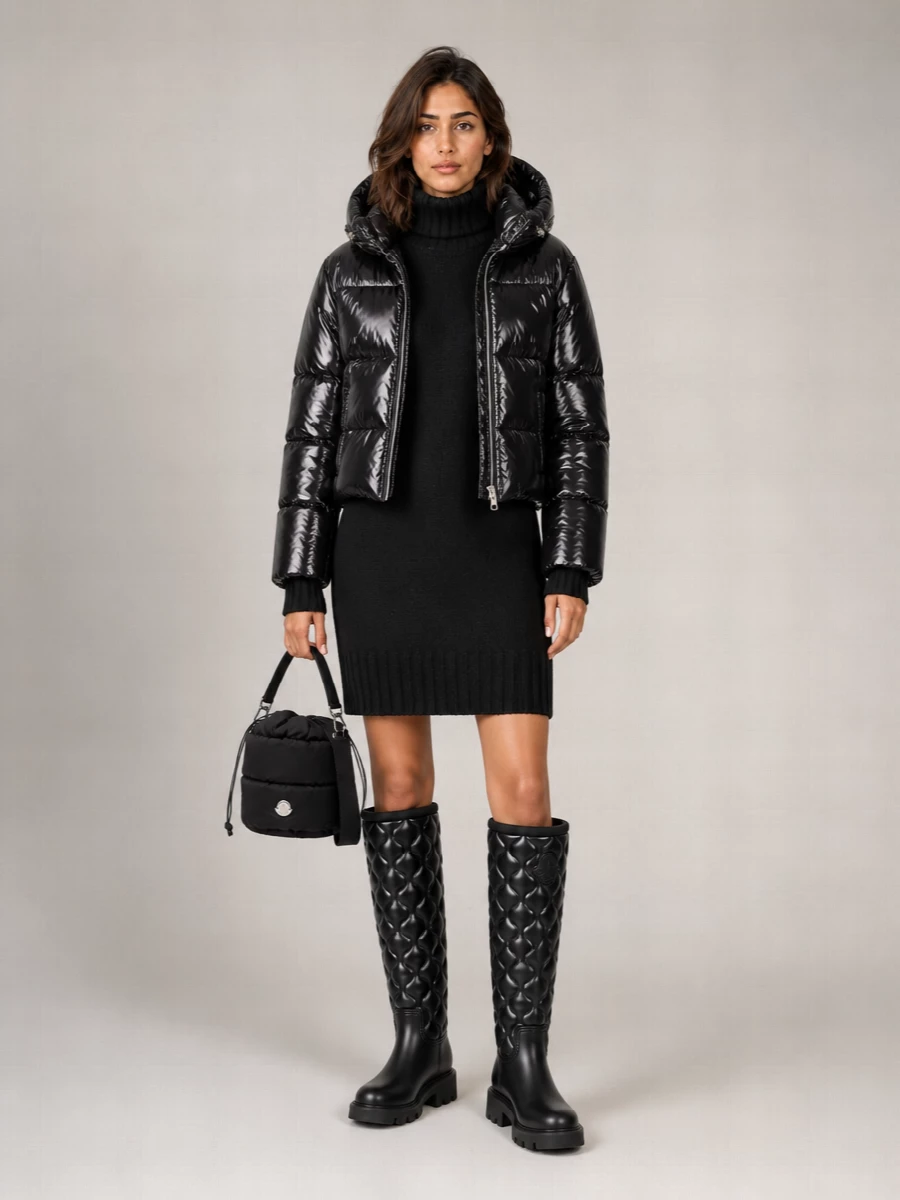 Moose Knuckles Down Hooded Puffer Jacket