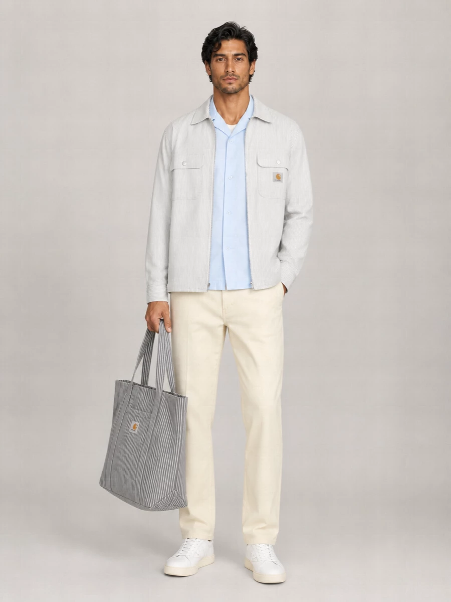 Carhartt Wip Striped Shirt Jacket