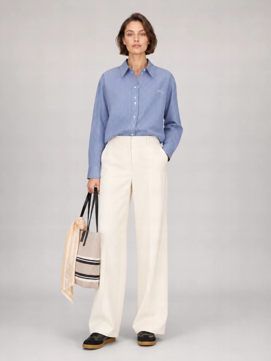 Isabel Marant Striped Cotton Poplin Shirt