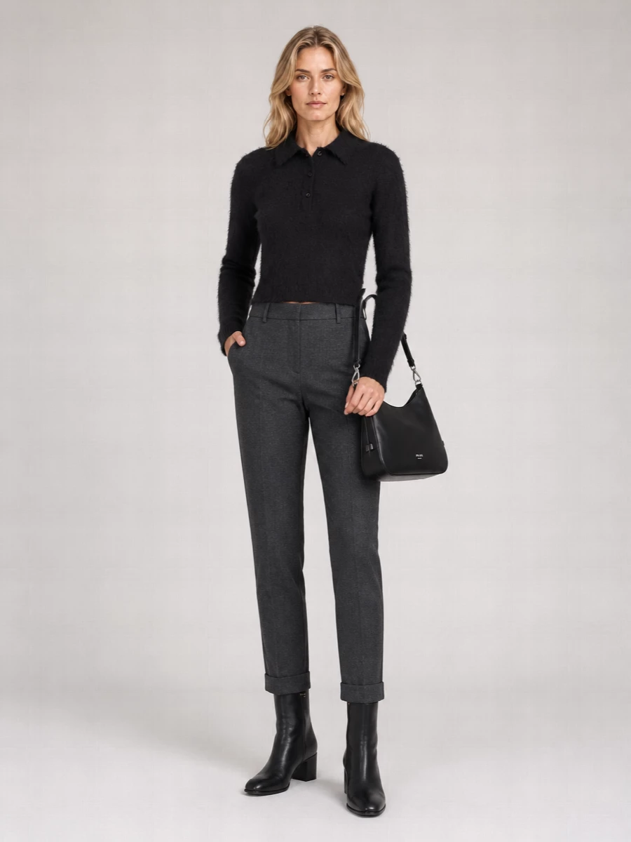 Auralee Crewneck Cardigan