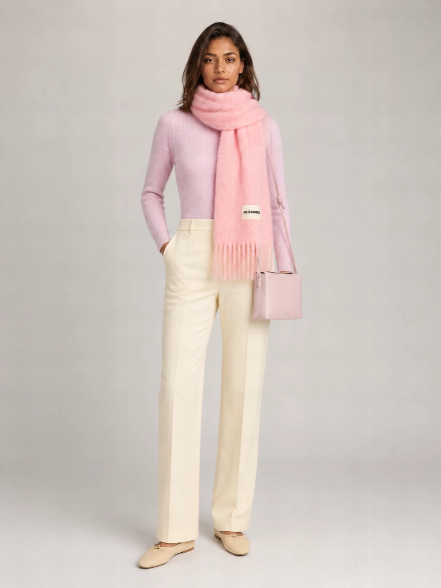 Auralee Alpaca Crewneck Top