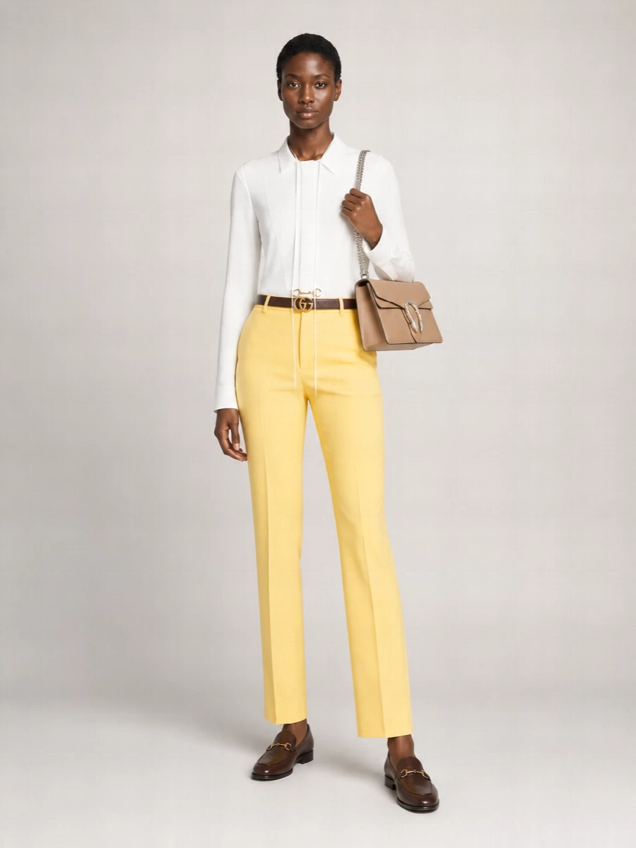 Gucci Wool Tailored Trousers