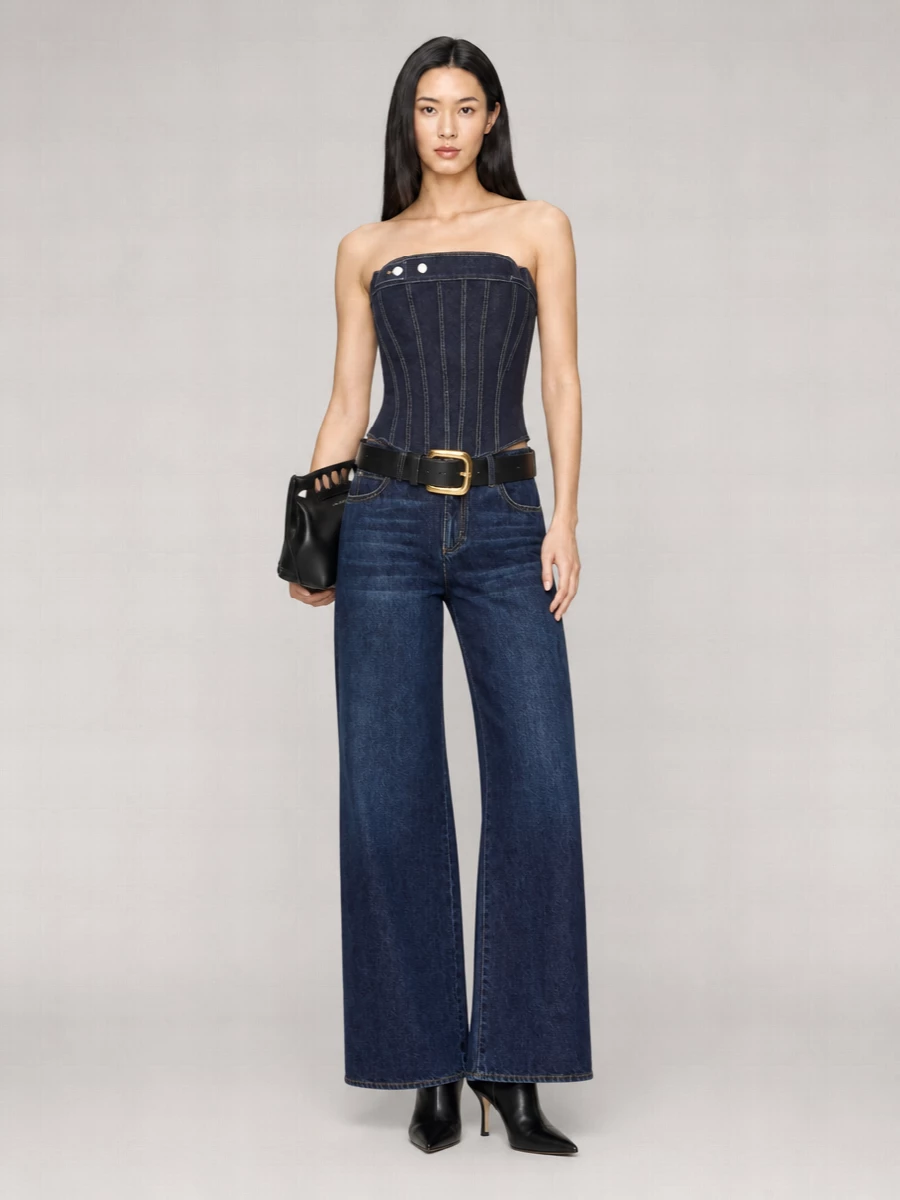 Alexander Mcqueen Denim Wide-Leg Jeans