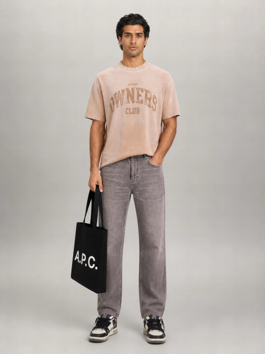 Represent Cotton Crew-Neck Short-Sleeve T-Shirt