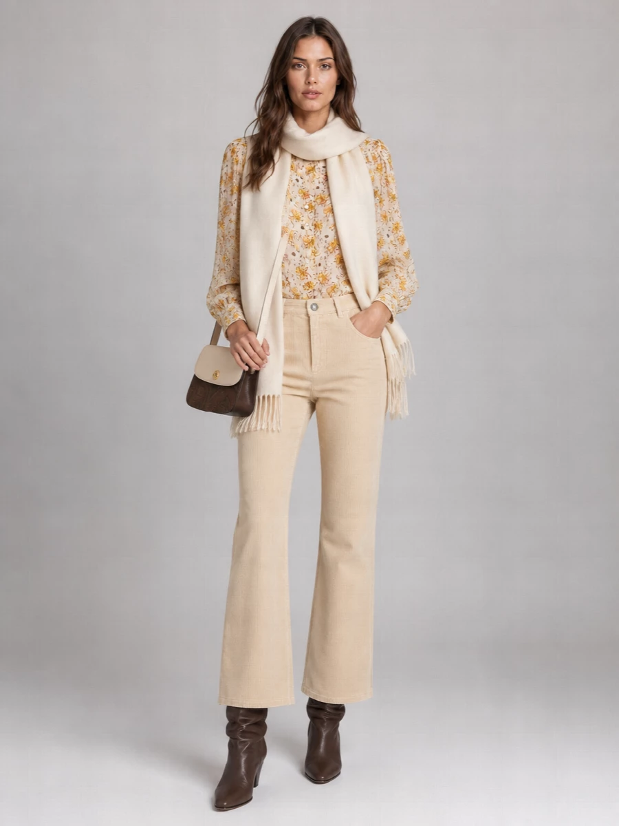 Isabel Marant Etoile Floral-Print Long-Sleeve Blouse