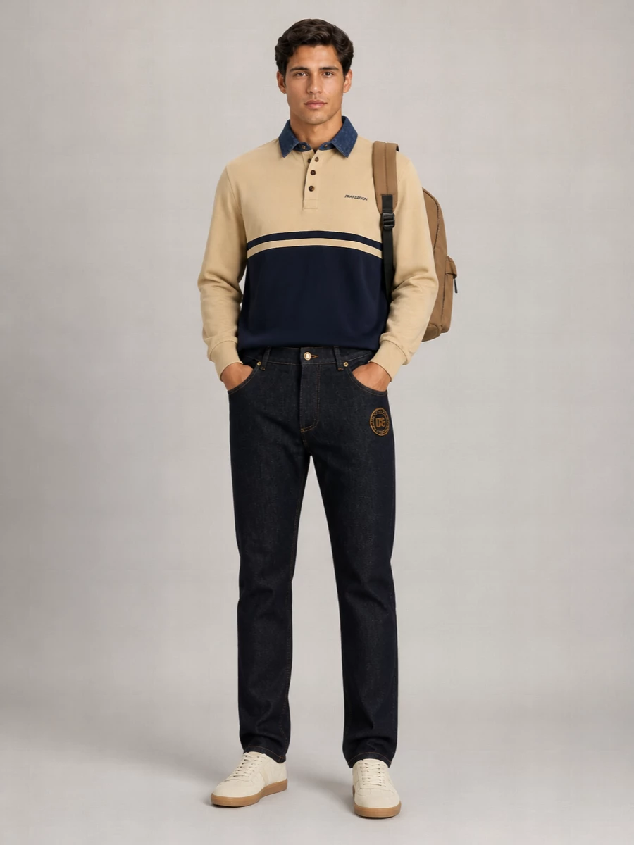 Tom Ford Leather Archer Low-Top Sneakers