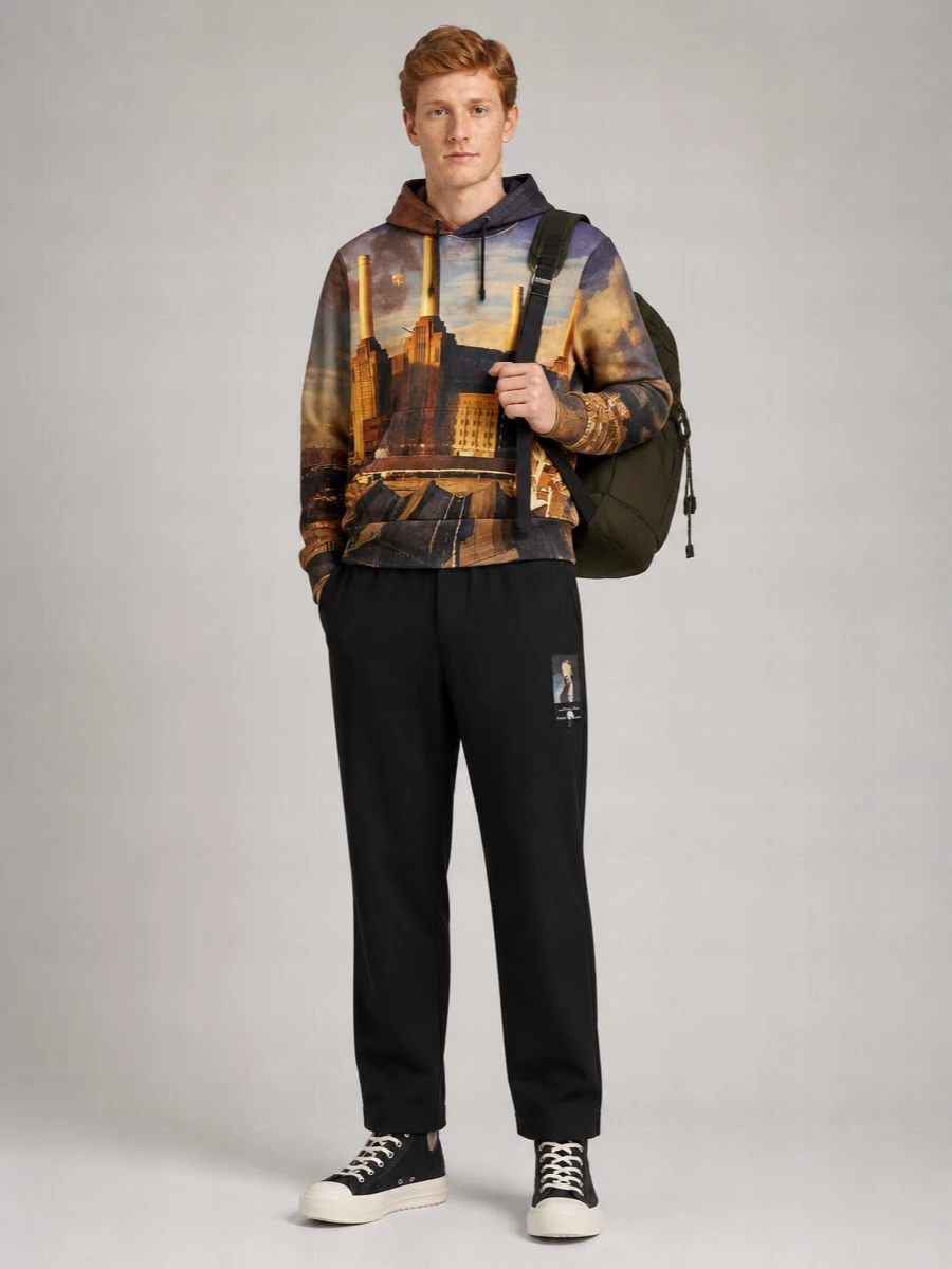 Undercover Cotton Printed Hoodie