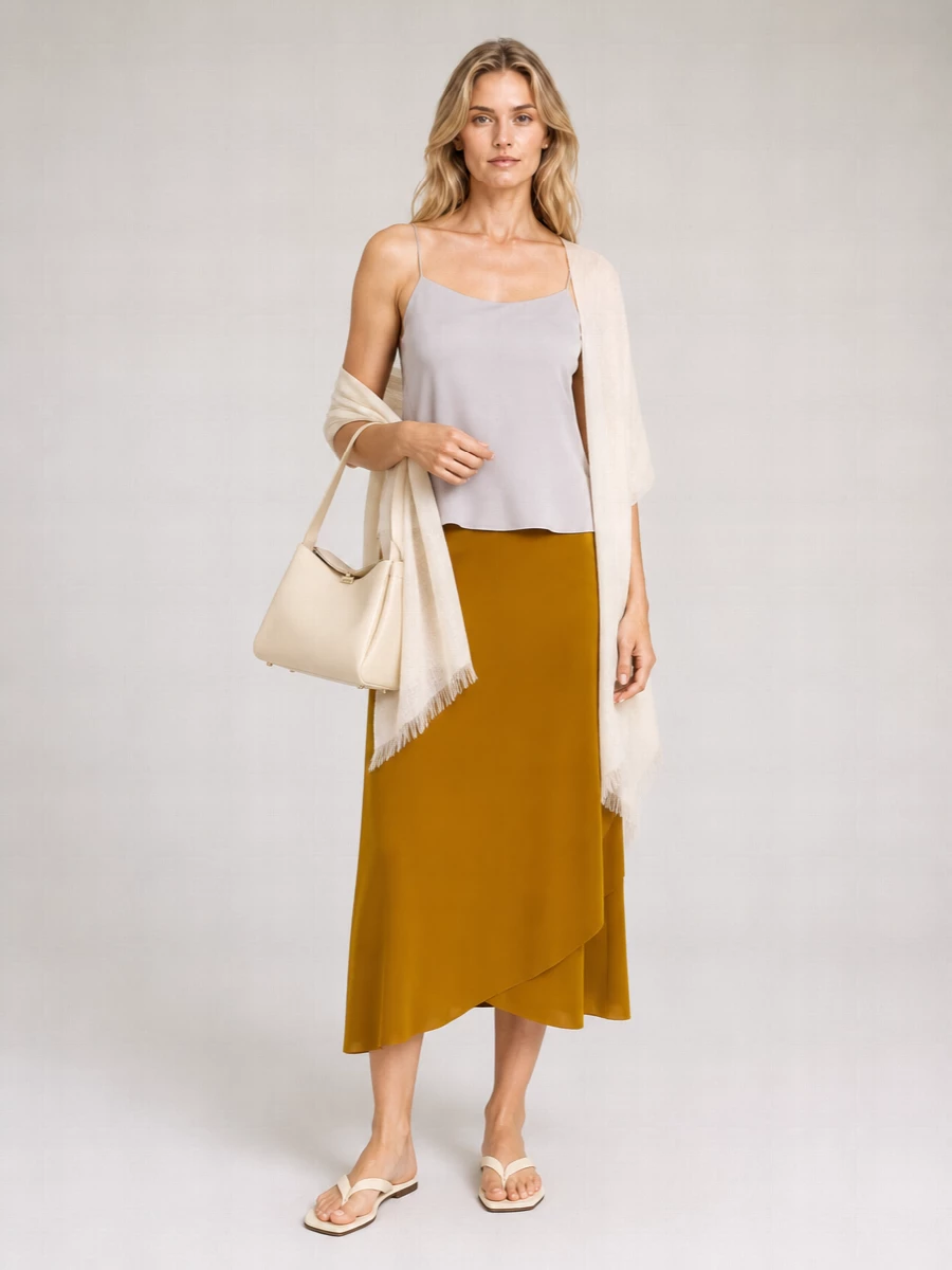 Eres Jersey Wrap Skirt