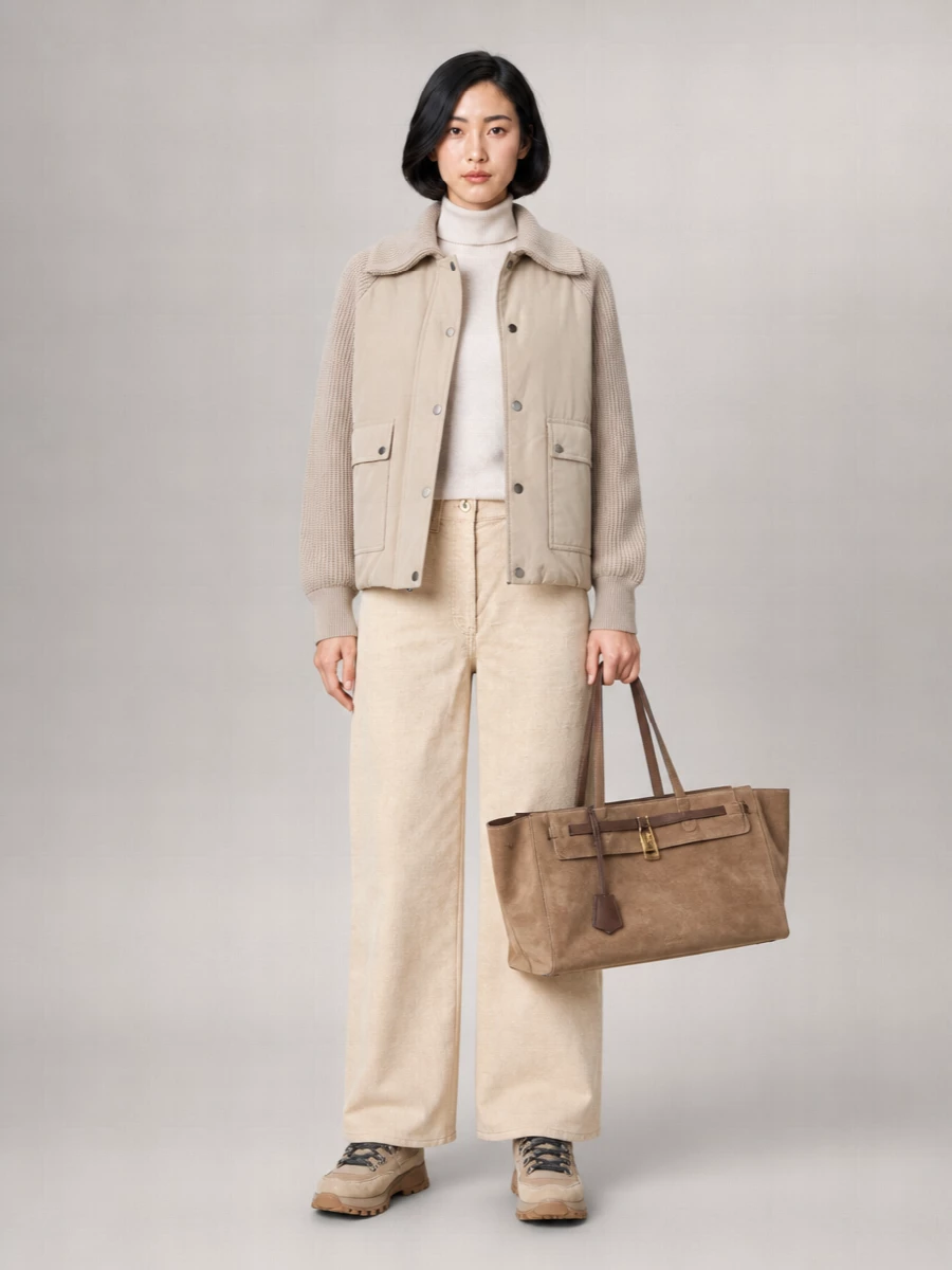Brunello Cucinelli down paneled parka coat