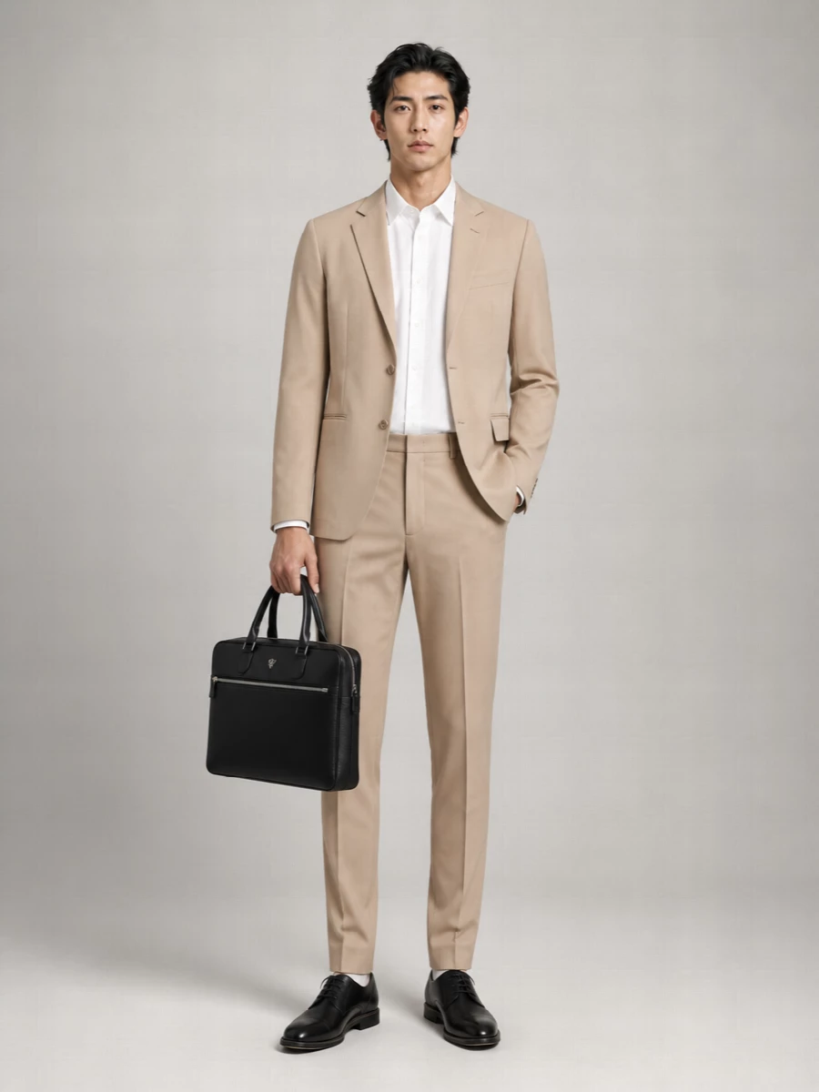 Emporio Armani Cotton Single-Breasted Coat