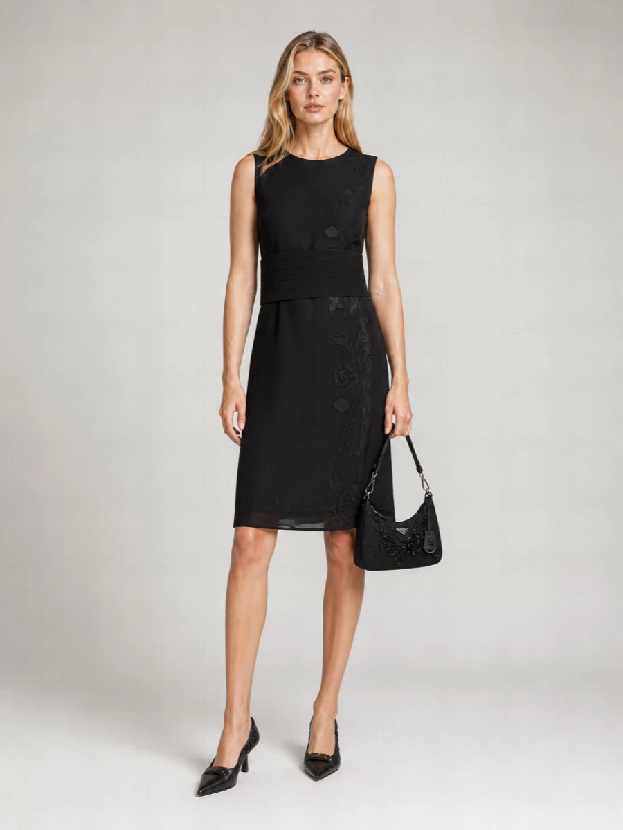 Prada Silk Knee-Length Dress