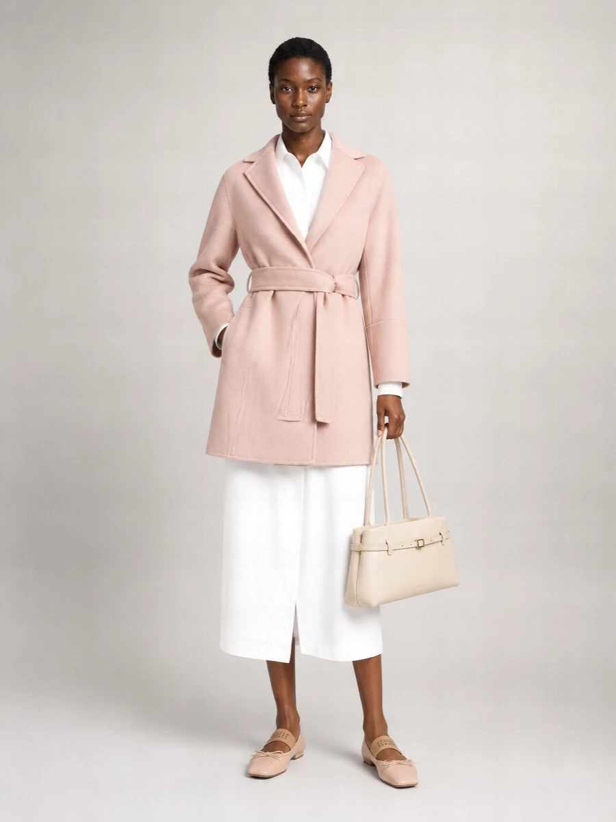 S Max Mara Virgin Wool Single-Breasted Coat