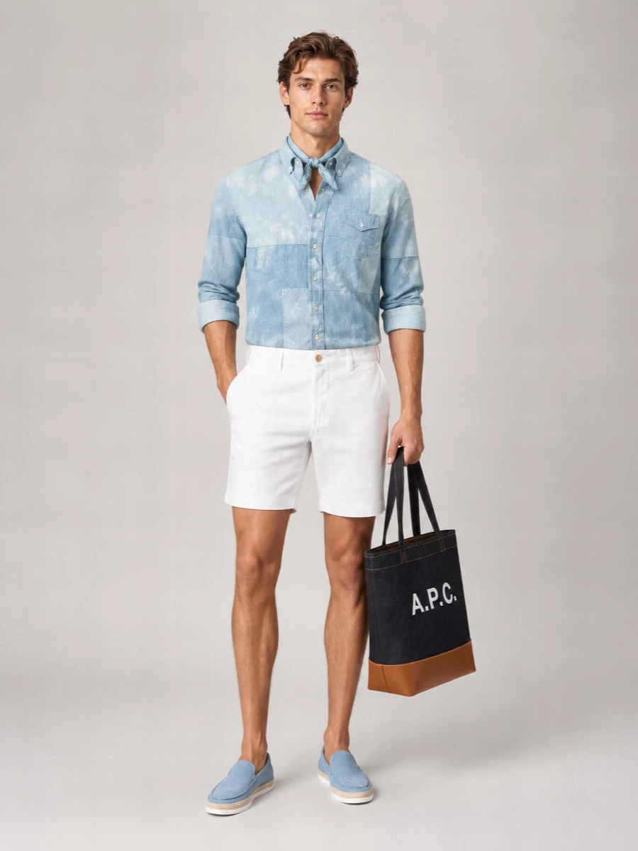 Polo Ralph Lauren Tie-Dye Cotton Casual Shirt