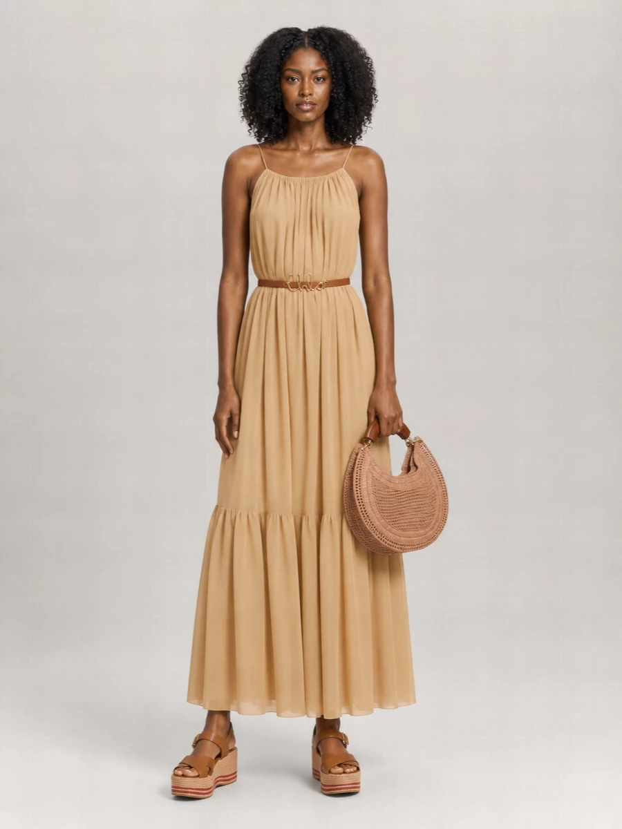 Chloé Silk Maxi Dress