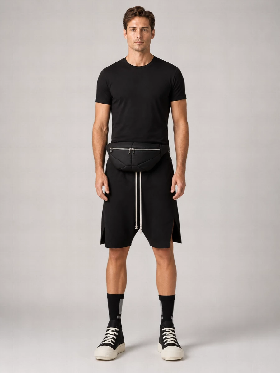 Rick Owens Cotton Loose-Fit Crewneck Short-Sleeve T-Shirt