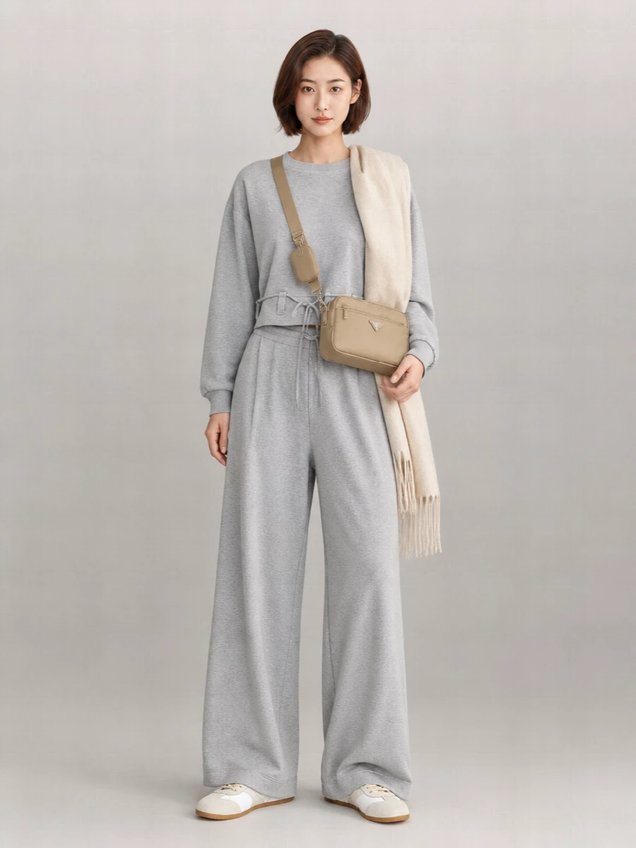 Dries Van Noten Cotton Melange Mid-Rise Wide-Leg Lounge Pants