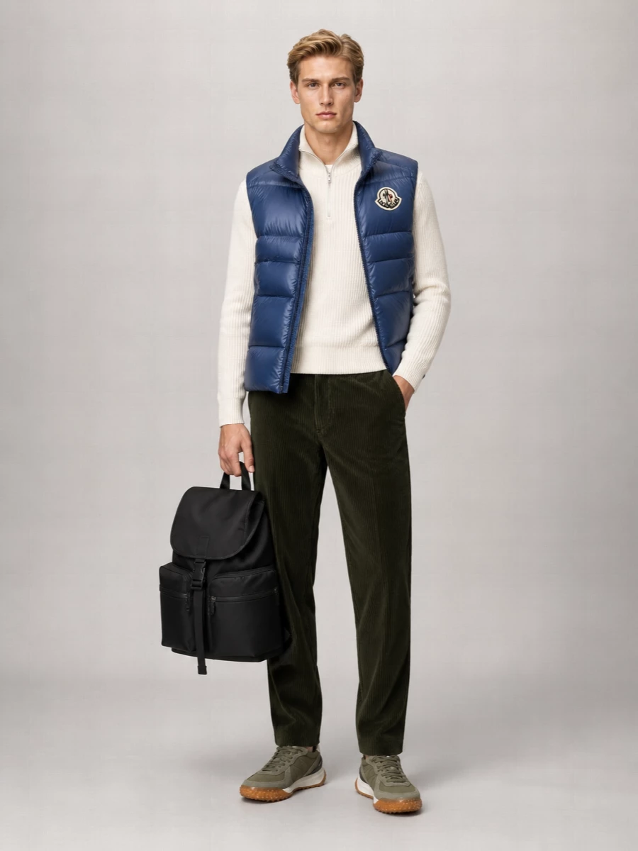 Moncler Down Sleeveless Padded Coat