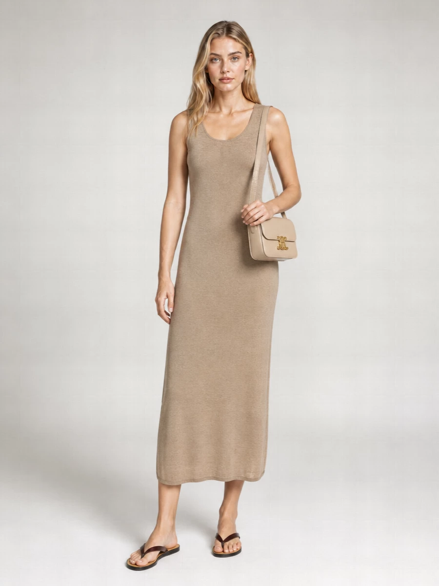 The Row Cashmere Midi Dress