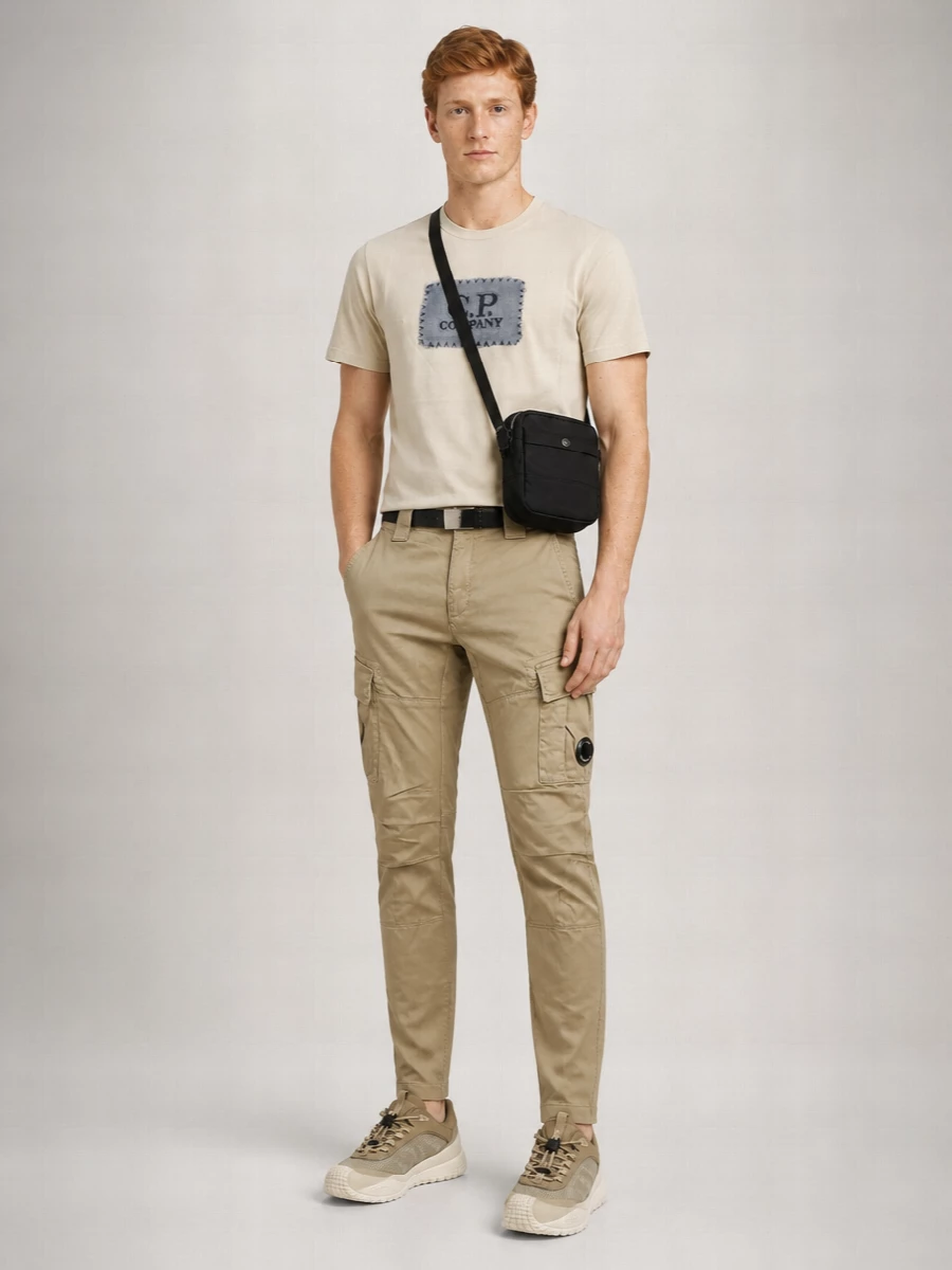 C.p. Company Stretch Sateen Ergonomic Cargo Trousers