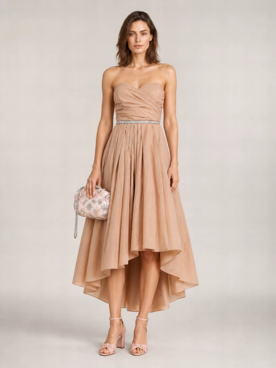 Pinko Polyester Off-Shoulder Sleeveless Draped Asymmetric Maxi Dress