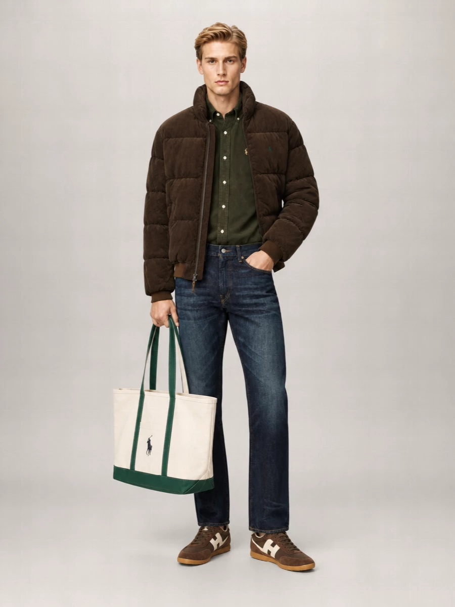 Polo Ralph Lauren Corduroy Down Puffer Jacket