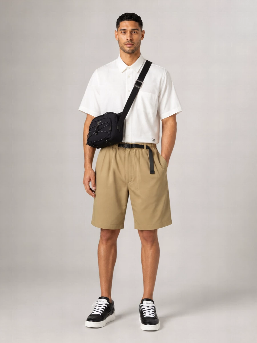 Comme Des Garçons Cotton Chino Shorts