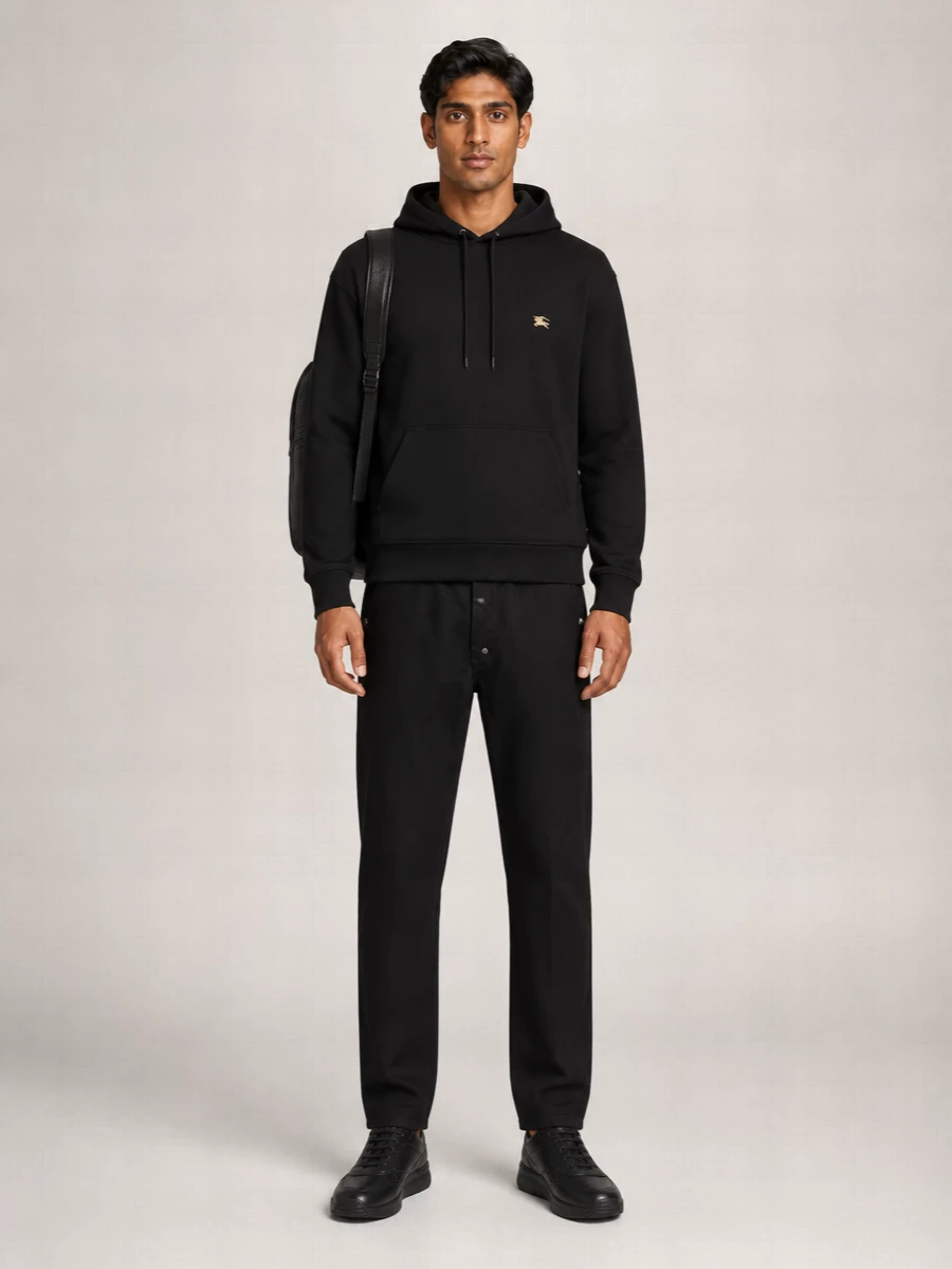 Burberry Cotton Logo Hoodie