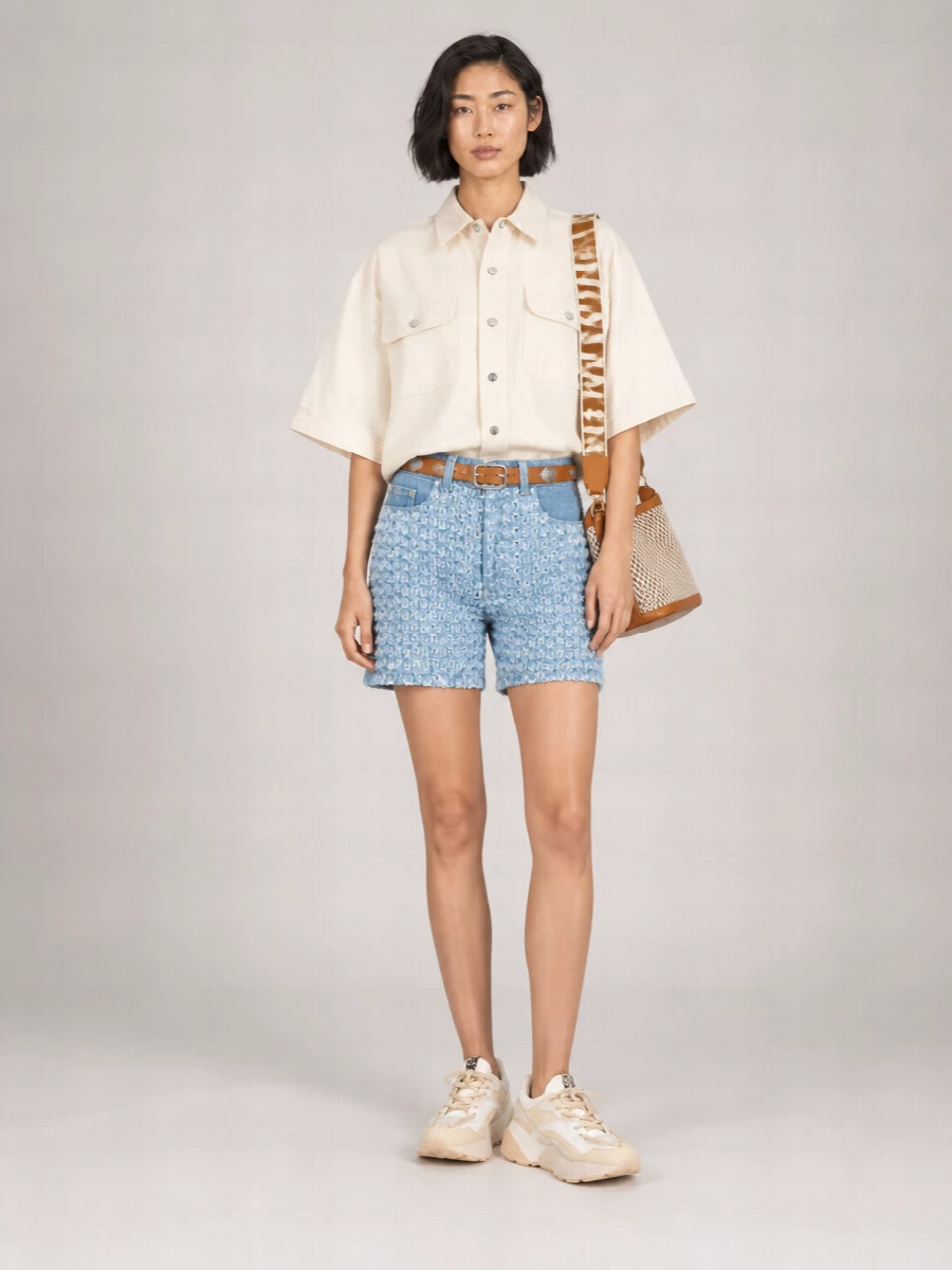 Stella Mccartney Denim Knee-Length Shorts