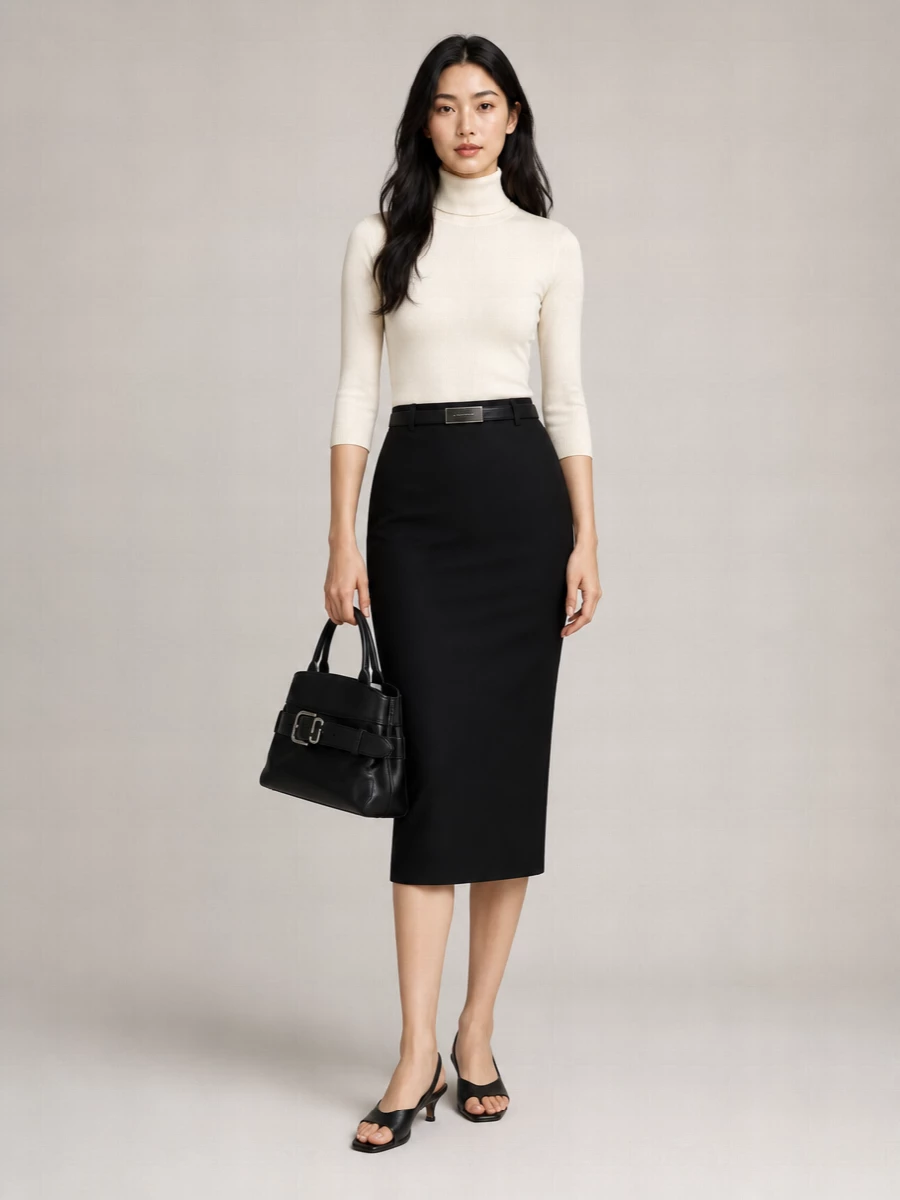 Max Mara Midi Pencil Skirt