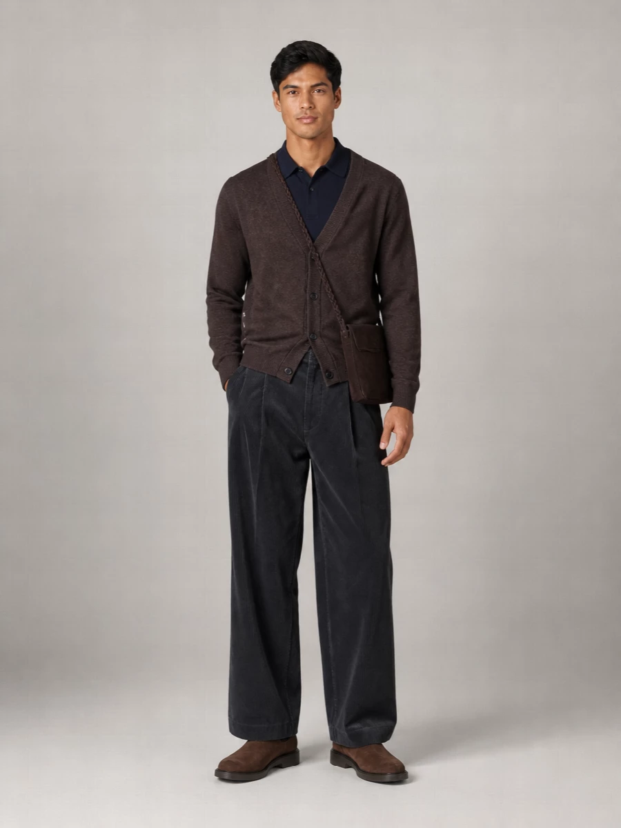 Paul Smith Merino Wool Crewneck Jacket