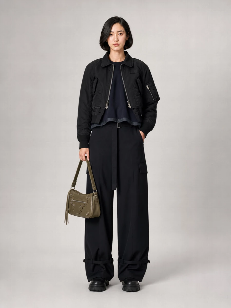 Sacai Nylon Bomber Jacket