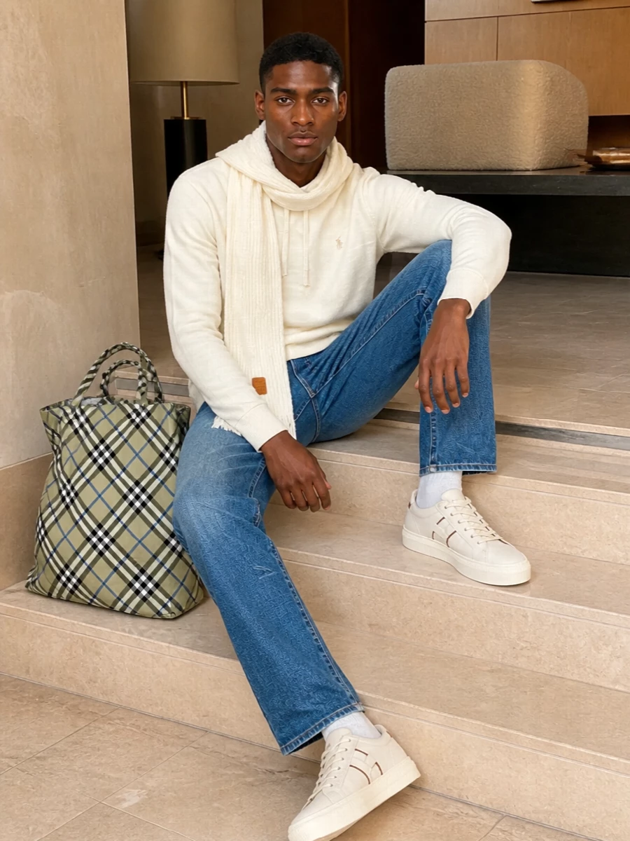 Polo ralph lauren hoodie jeans hogan sneakers