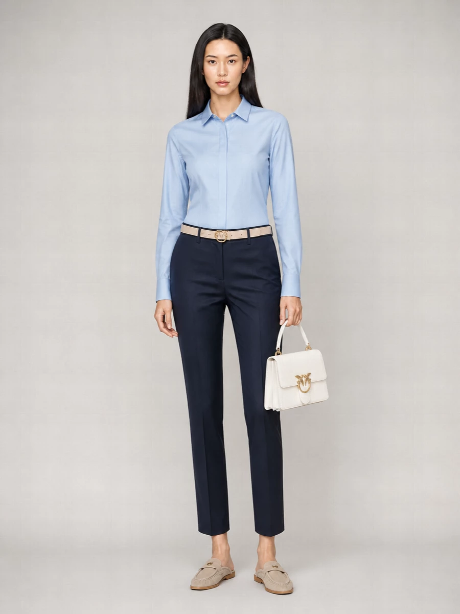 Pinko Bird Embellished Tote Bag With Golden Hardware