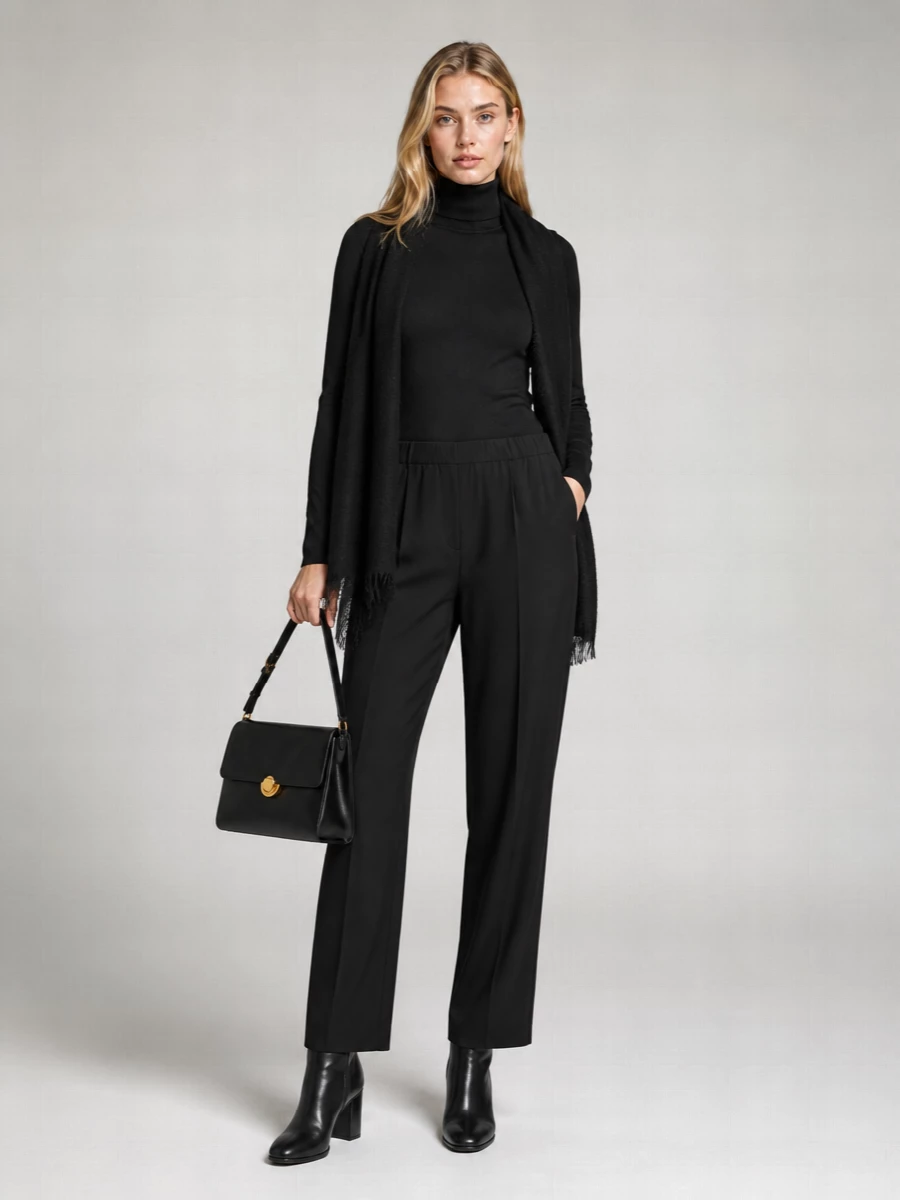 Fabiana Filippi Cashmere Silk Turtleneck Sweater