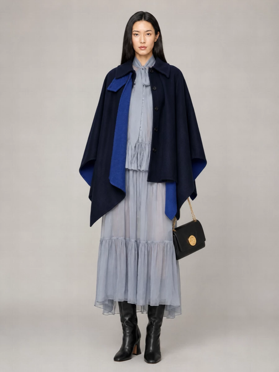 Chloé Virgin Wool Cape