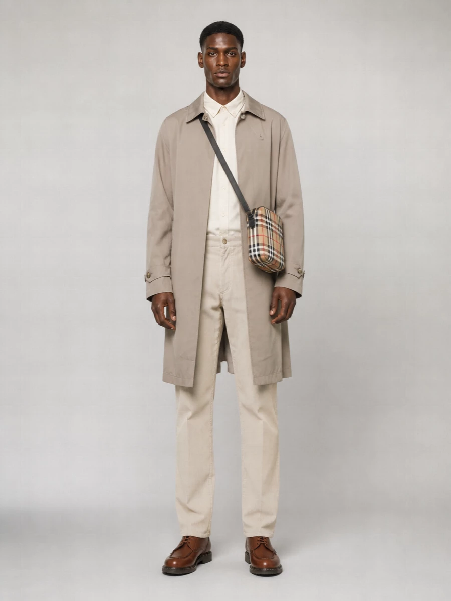 Baracuta Single-Breasted Trench Coat