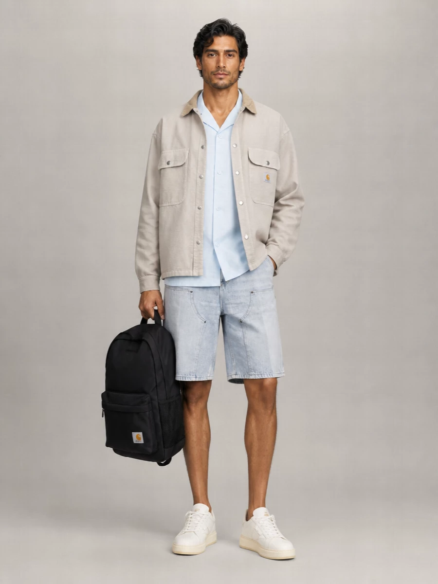 Carhartt Wip Cotton Canvas Shirt Jacket