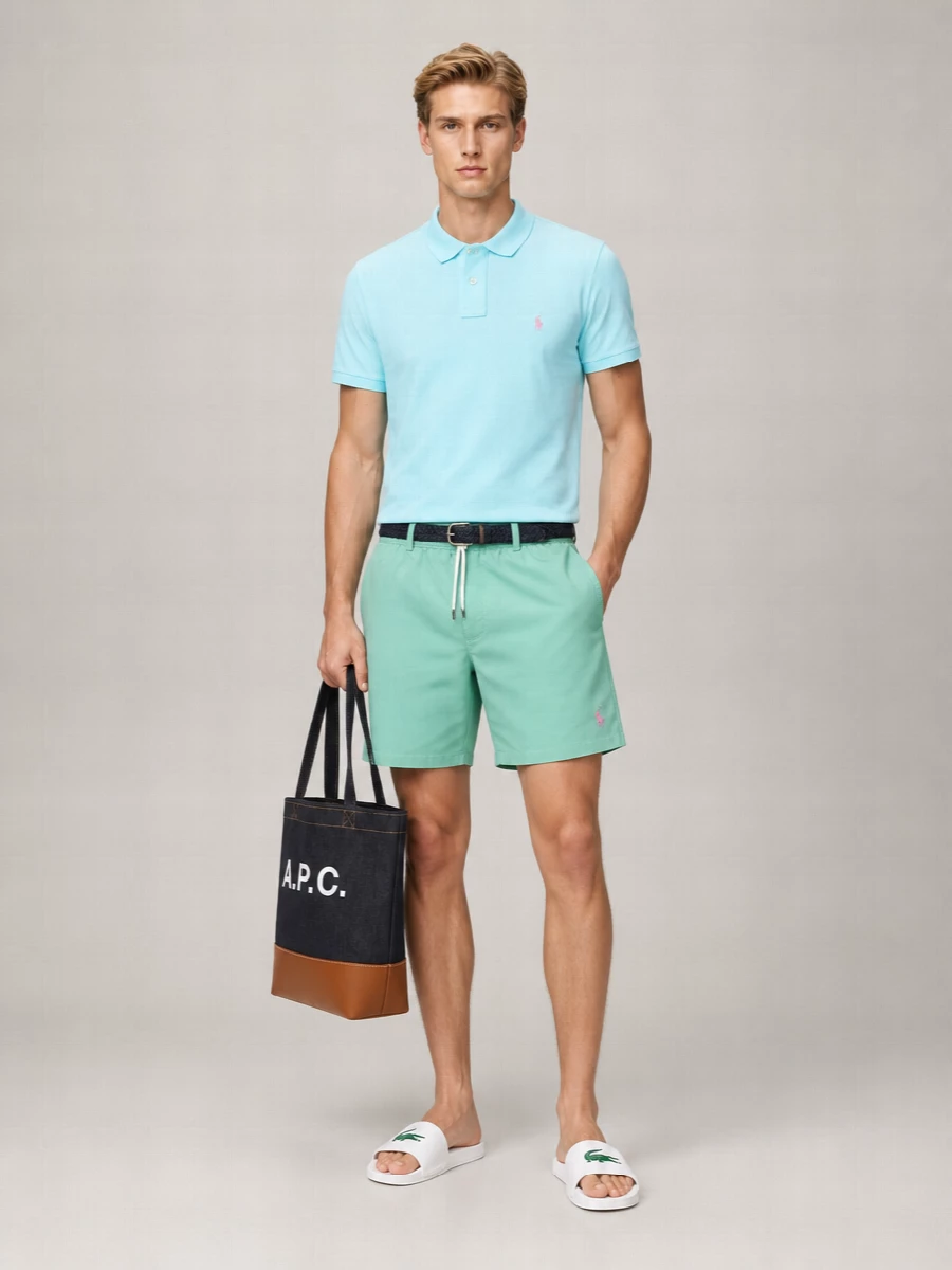 Polo Ralph Lauren Logo-Embroidered Swim Shorts