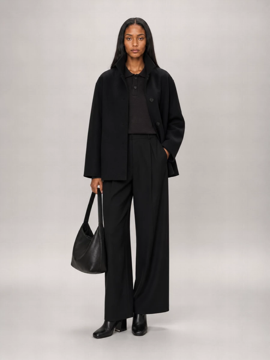 Studio Nicholson wool single-breasted coat