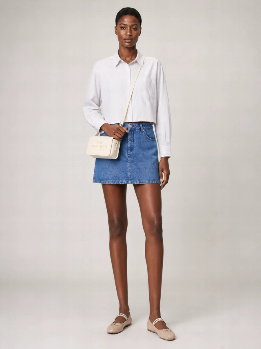 Miu Miu Leather Ballerina Flats