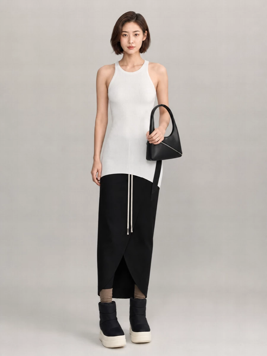 Rick Owens Drkshdw Cotton Sleeveless Top