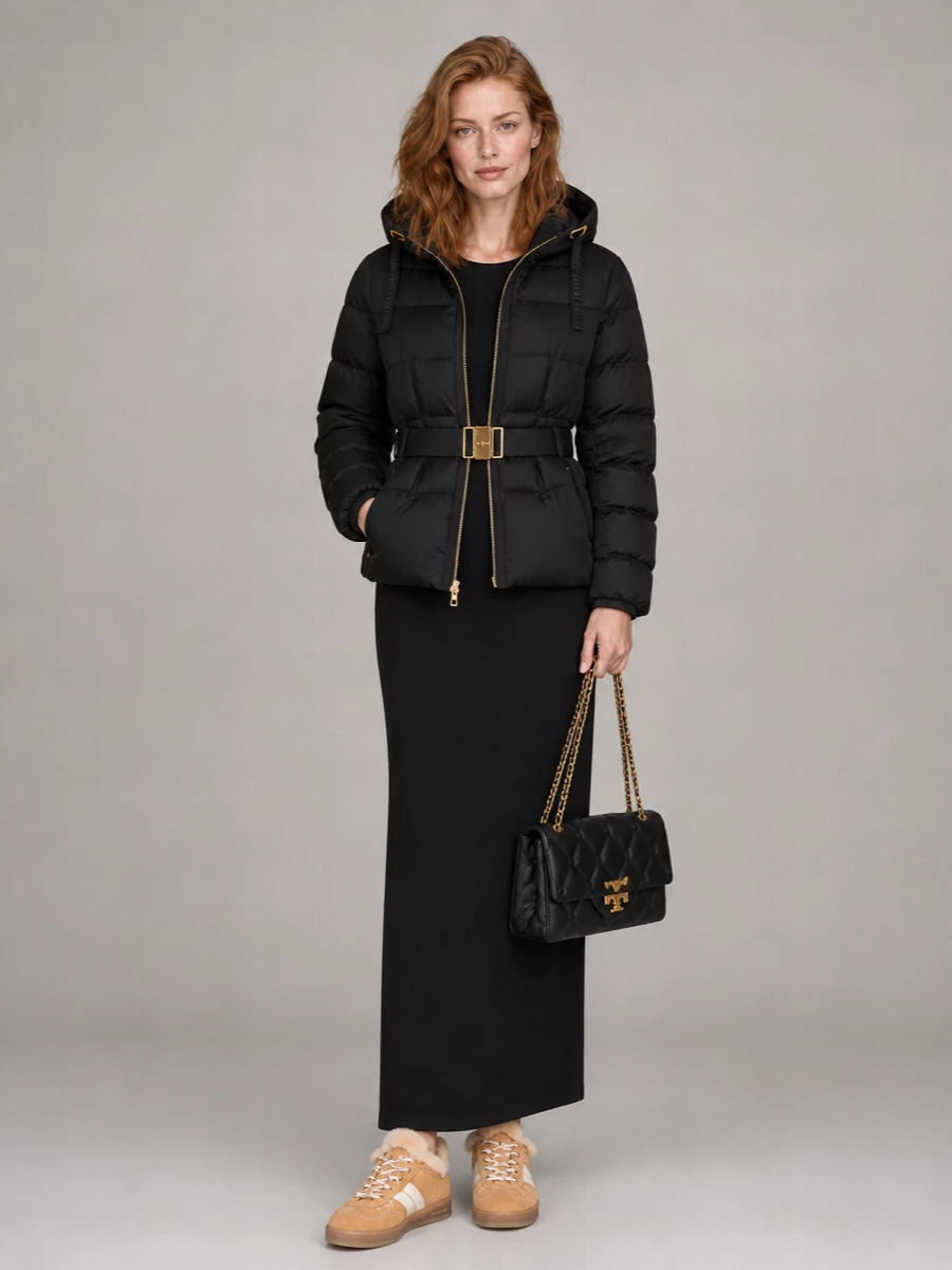 Tory Burch Bunny Knot Lambskin Shoulder Bag