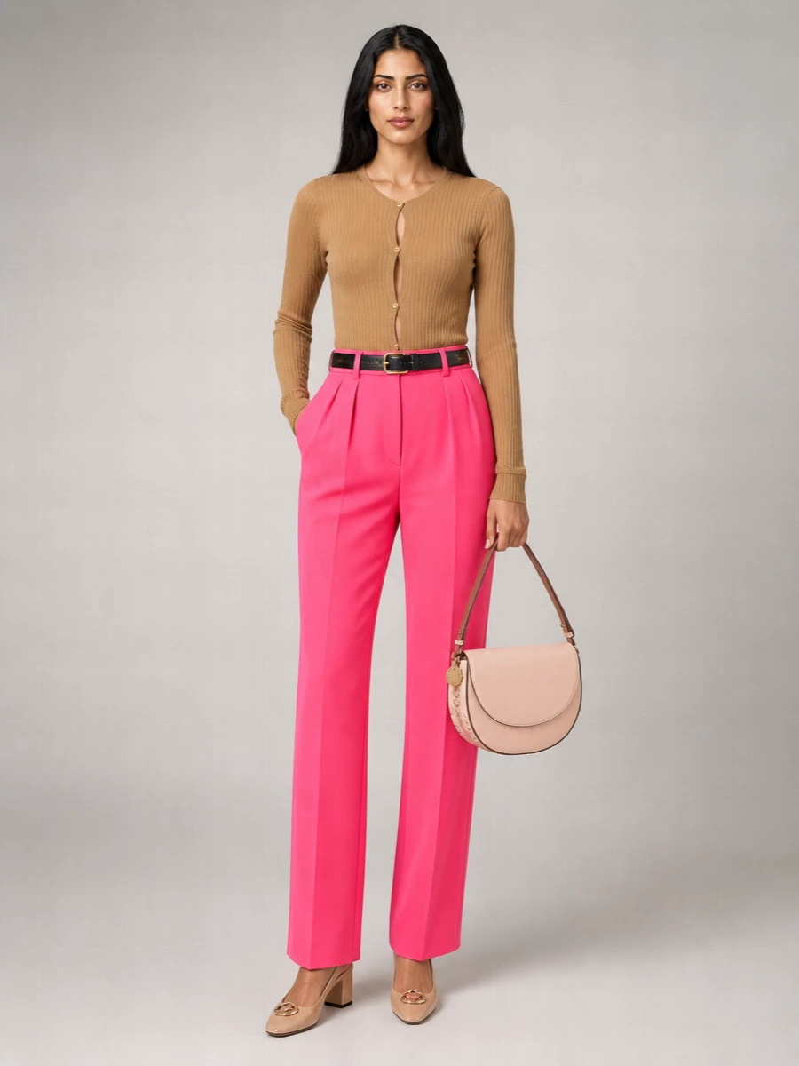 Sportmax Virgin Wool Tailored Trousers