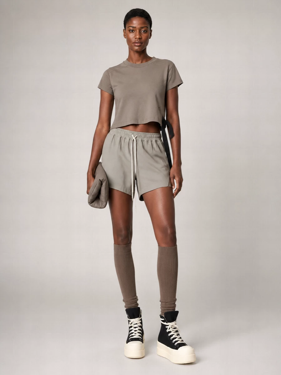 Rick Owens Drkshdw Denim Sneakers