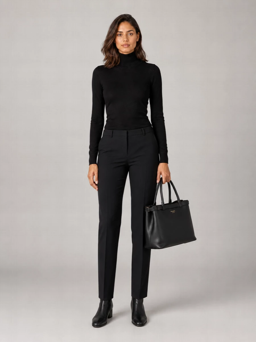 Prada Medium Leather Tote Bag