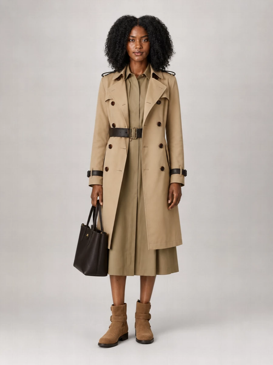 Burberry Silk Trench Coat