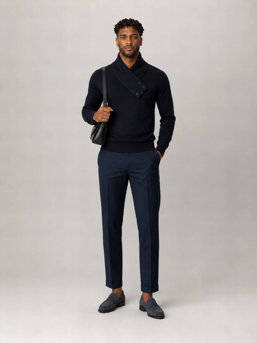 John Smedley Merino Wool Fine-Knit Crewneck Jumper