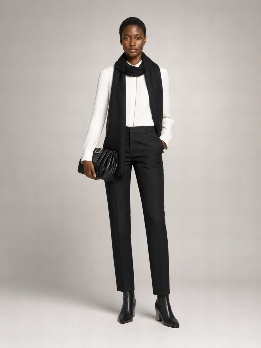 Brunello Cucinelli Virgin Wool Pleated Tapered Trousers