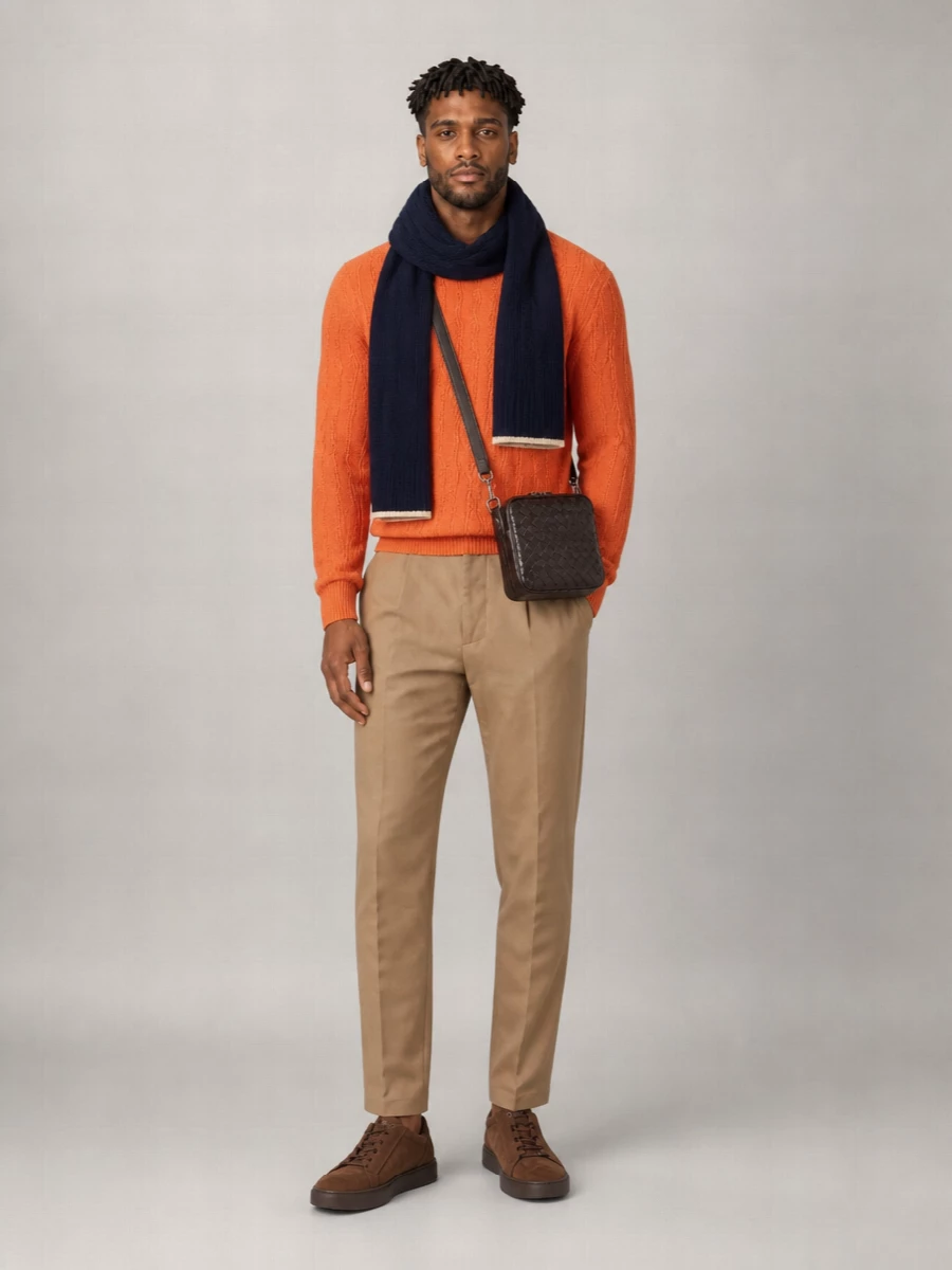 Etro Cashmere Cable-Knit Crew-Neck Jumper