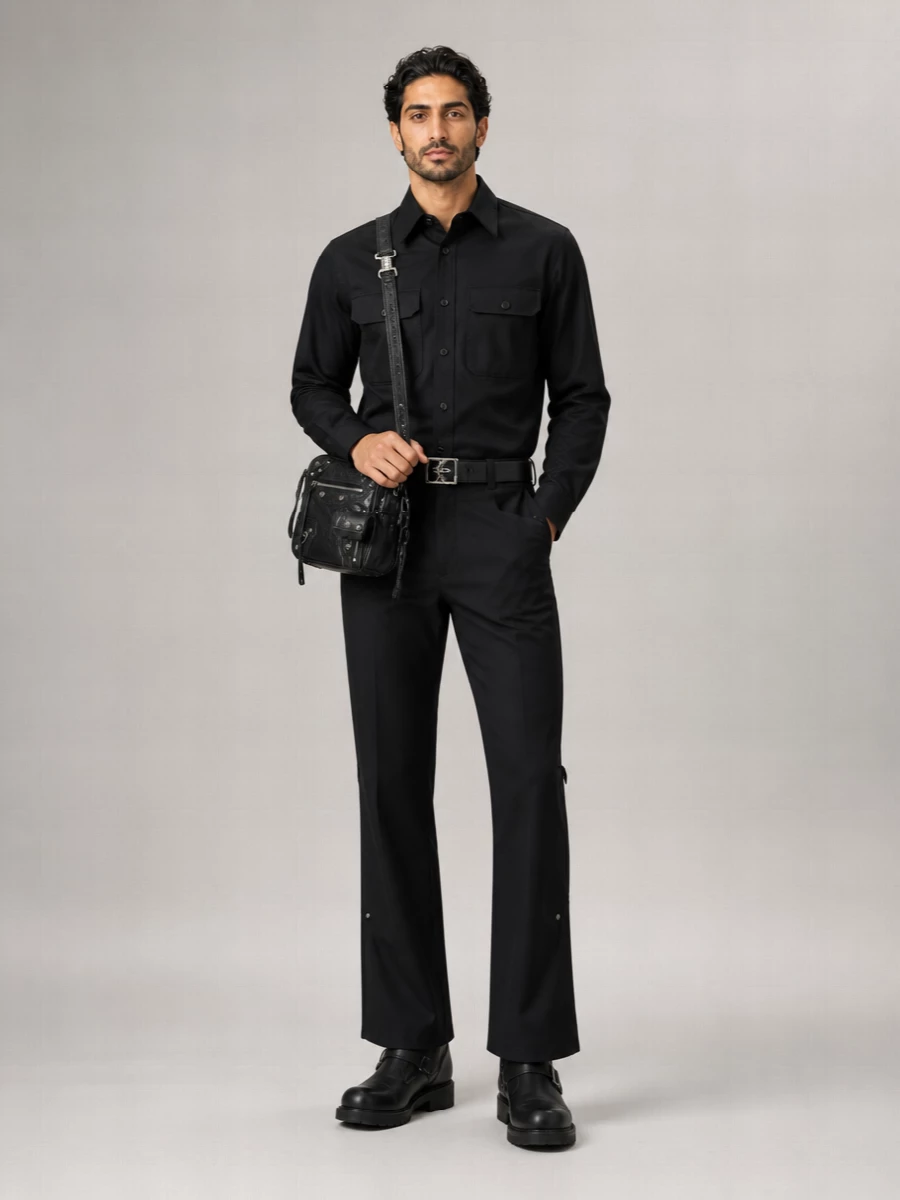 Kiko Kostadinov Virgin Wool Straight-Leg Trousers